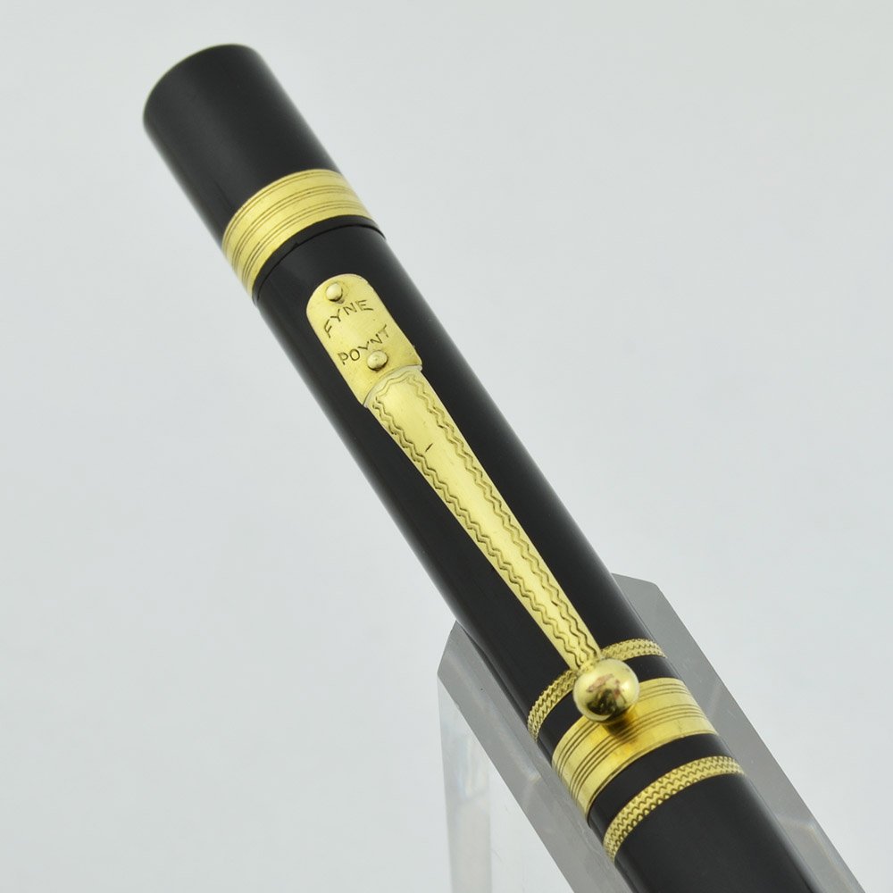 Fyne Poynt 18金製 英国製ヴィンテージペン Mabie Todd fynept_full_blackgold_1.jpg